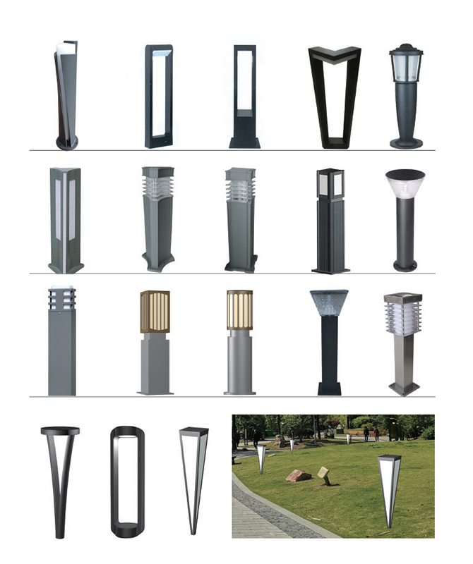 CPD-041 ~ CPD-058 LED Světlo trávníku