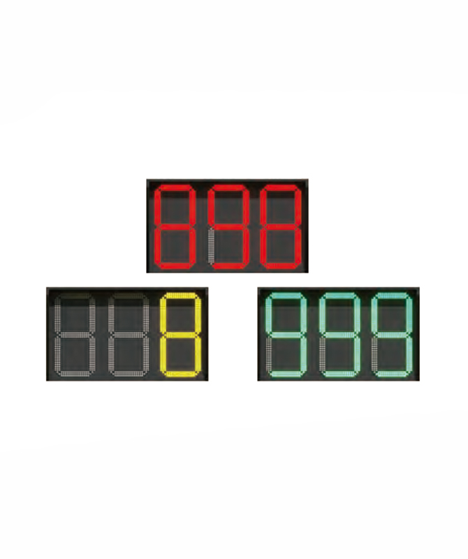 Tri-Color Three Digit Countdown Timer LED semafory