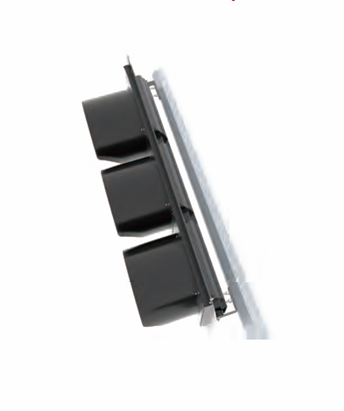 Horizontální instalace: Instalace obruče LED semafory